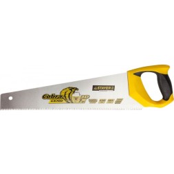 Ножовка STAYER &quot;PROFI&quot; &quot;COBRA&quot; GX700, трехгранный японский зуб, импульсная закалка, 2-х комп ручка, 7 TPI, 450мм 1513-45_z02