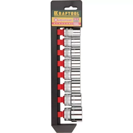 Набор KRAFTOOL "EXPERT QUALITAT" Торцовые головки "SUPER LOCK", 1/2", 16-27мм, 8 предметов 27864-H8_z01 купить в Нижневартовске