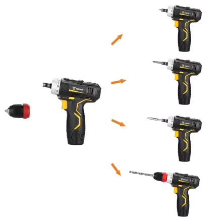 Дрель аккумуляторная DEKO GCD12DU3, 063-4114, со съемным патроном купить в Нижневартовске