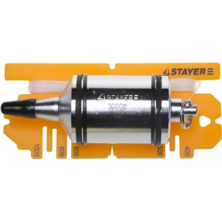 Отвес STAYER "PROFI" строительный со шнуром, с противоударными ободками, 1000 г 06352-100 купить в Нижневартовске