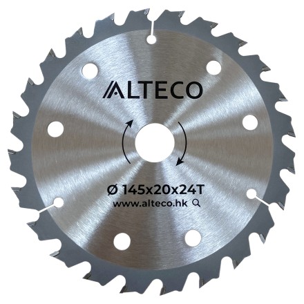 Диск по дереву для дисковой пилы ALTECO CHDS 20-145 Li BL / 145x20x24T 50635 купить в Нижневартовске