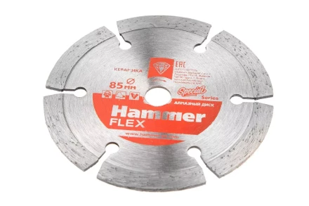 Круг алмазный HAMMER 206-236  Ф10х85мм сегментый по кирпичу купить в Нижневартовске