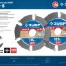 ЗУБР Термит-6, 115 х 22.2 мм, 6 резцов, для УШМ, усиленный, пильный диск по дереву, Профессионал (36858-115) купить в Нижневартовске