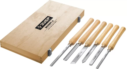 ЗУБР Эксперт-6, 6 предм., набор ручных резцов по дереву, Профессионал (18370) купить в Нижневартовске