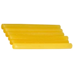 Стержни STAYER &quot;MASTER&quot; для клеевых (термоклеящих) пистолетов, цвет желтый по бумаге и дереву, 11х200мм, 6шт 2-06821-Y-S06