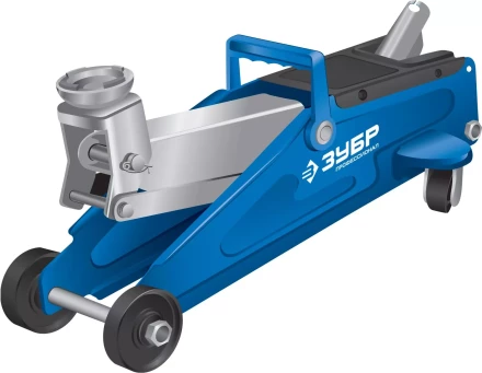 Домкрат гидравлический подкатной T50, 2т, 130-380мм, в кейсе, ЗУБР Профессионал 43052-2-K купить в Нижневартовске