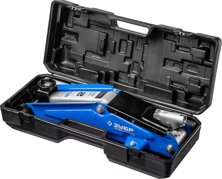 Домкрат гидравлический подкатной T50, 2т, 130-380мм, в кейсе, ЗУБР Профессионал 43052-2-K купить в Нижневартовске