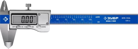 ЗУБР ШЦЦ-I-100-0.01, 100 мм, электронный штангенциркуль, Профессионал (34463-100) купить в Нижневартовске