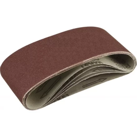 Лента шлифовальная бесконечная ЗУБР "СТАНДАРТ" на тканевой основе, для ЛШМ, P180, 75х457мм, 5 шт 35341-180 купить в Нижневартовске