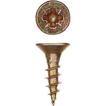 Шурупы ЗУБР "МАСТЕР" по дереву желтопассивированные, 3.0x12мм, 90шт 300396-30-012 купить в Нижневартовске