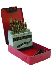 Набор сверл д/мет.Р6М5 19шт.в мет.футляре 1/20 25219