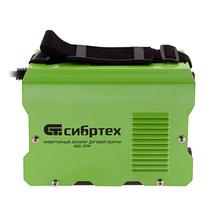 Инверторный аппарат дуговой сварки ИДС-250K, 250 А, ПВ 80%, диаметр электрода 1,6-5 мм Сибртех 94396 купить в Нижневартовске