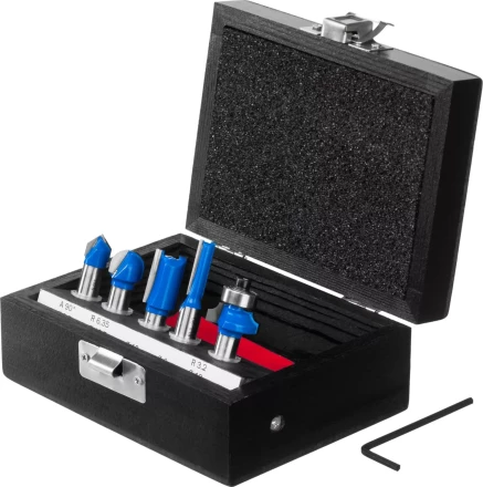 ЗУБР 5 шт, набор профильных фрез по дереву, Профессионал (28795-H5) купить в Нижневартовске