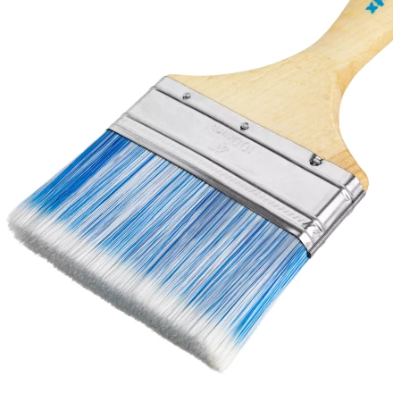 Кисть плоская "Евро" 4", искусственная щетина, деревянная ручка MTX 83074 купить в Нижневартовске