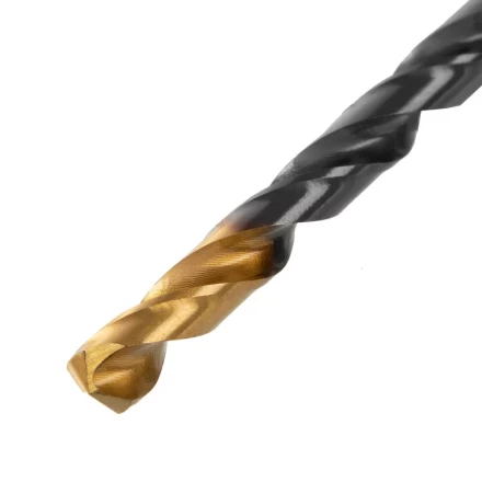 Сверло по металлу, 5,5 мм, HSS-Tin, Golden Tip, 10 шт. Denzel 717214 купить в Нижневартовске