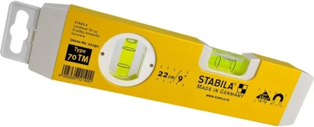 Уровень  22 см  70 ТМ магнитный  02190  0,5 мм/м  STABILA купить в Нижневартовске