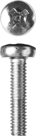 Винт ЗУБР "МАСТЕР" DIN 7985, класс прочности 4.8, оцинкованный, M4x16мм, 5кг 303150-04-016 купить в Нижневартовске