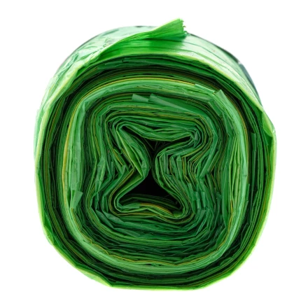 Пакеты для мусора с завязками 35 л x 15 шт., зеленые, Home Palisad 927175 купить в Нижневартовске