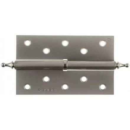 Петля дверная разъемная ЗУБР "ЭКСПЕРТ", 1 подшипник, цвет мат. никель (PN), левая, с крепежом, 125х75х2,5мм,2шт 37605-125-4L купить в Нижневартовске