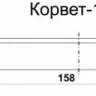 Нож К-102 комлект 3шт Корвет 25531 купить в Нижневартовске