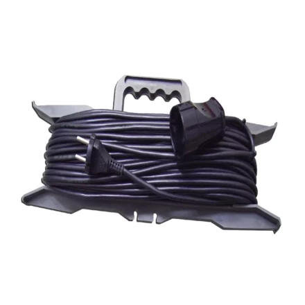 Сварочный удлинитель силовой 20м на рамке GLANZEN штепс. Гнездо ПВС 2*2,5 20м ER-20-010 купить в Нижневартовске