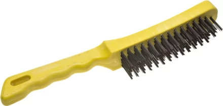 Щетка STAYER "MASTER" проволочная стальная с пластмассовой ручкой, 5 рядов 35015-5 купить в Нижневартовске