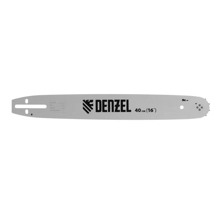 Шина для бензопилы DGS-4516P, длина 40 см (16"), шаг 0,325", паз 1,5 мм, 64 звена Denzel купить в Нижневартовске