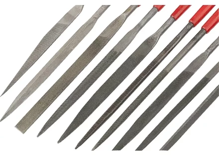 Набор надфилей 160 х 4мм 10 шт обрезиненные рукоятки MATRIX 15818 купить в Нижневартовске