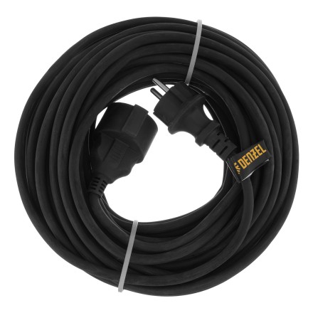 Удлинитель-шнур силовой Denzel Top Series 37420, КГТТ, 20м, 1 розетка, 3 x 1,5 мм, 3 м купить в Нижневартовске