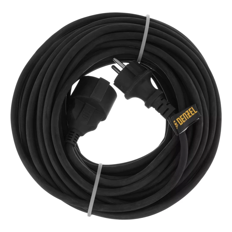 Удлинитель-шнур силовой Denzel Top Series 37420, КГТТ, 20м, 1 розетка, 3 x 1,5 мм, 3 м купить в Нижневартовске