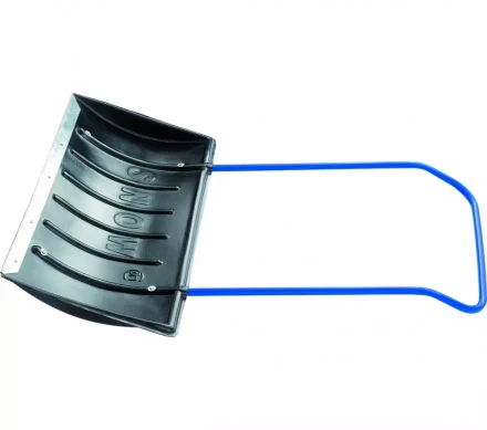 Движок для снега 750 х 405 х 1,1 мм пластиковый П-образная ручка СИБРТЕХ 61594 купить в Нижневартовске