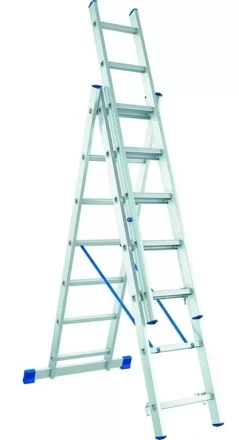 Лестница 3-х секционная алюминиевая 3*7 1013304 купить в Нижневартовске