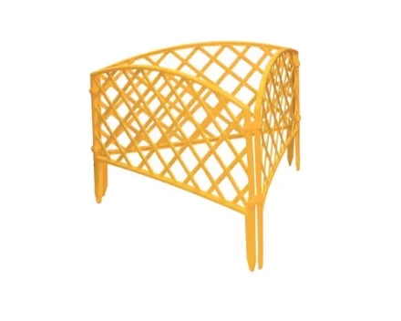 Забор декоративный "Плетенка" 24 х 320 см желтый Россия 65001 купить в Нижневартовске