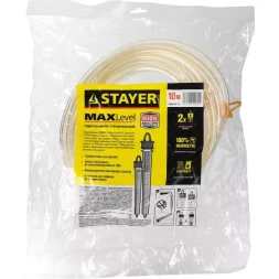 Гидроуровень STAYER "MASTER" с усиленной измерительной колбой большого размера, d 6мм, 10м 579437