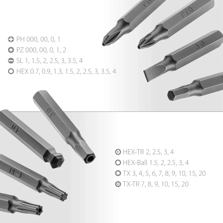 Набор Precision-51: отвертка для точных работ со сменными битами. 25691 купить в Нижневартовске