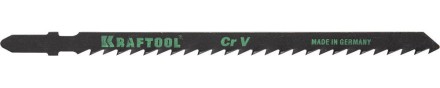 Полотна KRAFTOOL, T244D, для эл/лобзика, Cr-V, по дереву, ДВП, ДСП, фигурный рез, EU-хвост., шаг 4мм, 75мм, 2шт 159523-4 купить в Нижневартовске