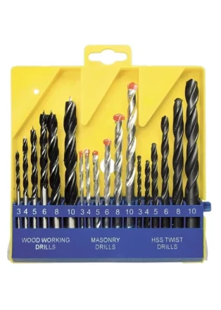 Набор сверл по бетону металлу дереву 3-4-5-6-8-10 мм 18 шт пластиковый бокс SPARTA 725305 купить в Нижневартовске