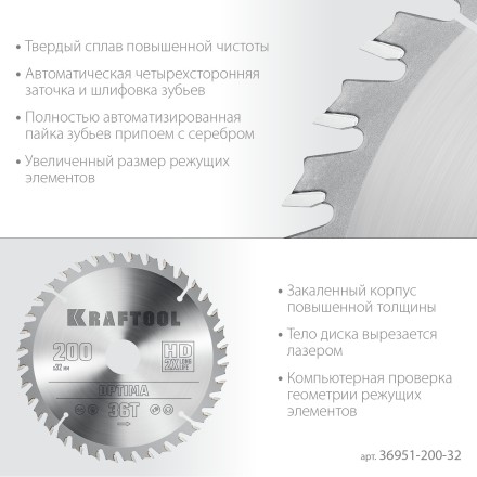 Диск пильный OPTIMA, повышенный ресурс 36951-200-32 купить в Нижневартовске