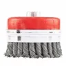 Щетка для УШМ Heavy Duty, 100 мм, М14, "чашка", крученая металлическая проволока  MATRIX 74672 купить в Нижневартовске