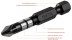 Биты для ударных шуруповертов KRAFTOOL Impact Pro PZ 26193-2-50-S10 купить в Нижневартовске