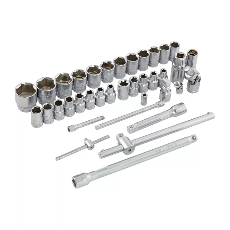 Набор инструментов 101 предмет, 120 зубьев, CrV, 1/4", 1/2" Gross 14151 купить в Нижневартовске