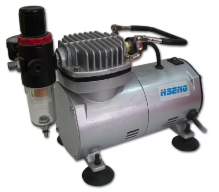 Компрессор безмасляный поршневой прямой привод  мини HSHENG AS 18-2 купить в Нижневартовске