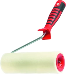 Валик "Велюр" с двухкомпонентной ручкой 180 мм ворс 4 мм D 44 мм шерсть MATRIX 80662