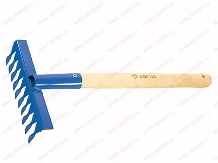 Грабли витые 6-зубые 110 мм с рукояткой 300 мм СИБРТЕХ Россия 61758 купить в Нижневартовске