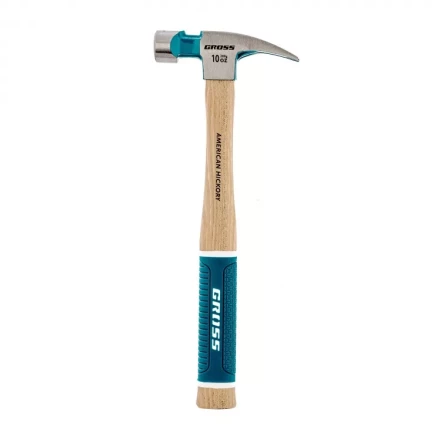 Молоток-гвоздодер с магнитом GROSS AMERICAN HICKORY 280 г угол 75 обрезиненная рукоятка 10417 купить в Нижневартовске
