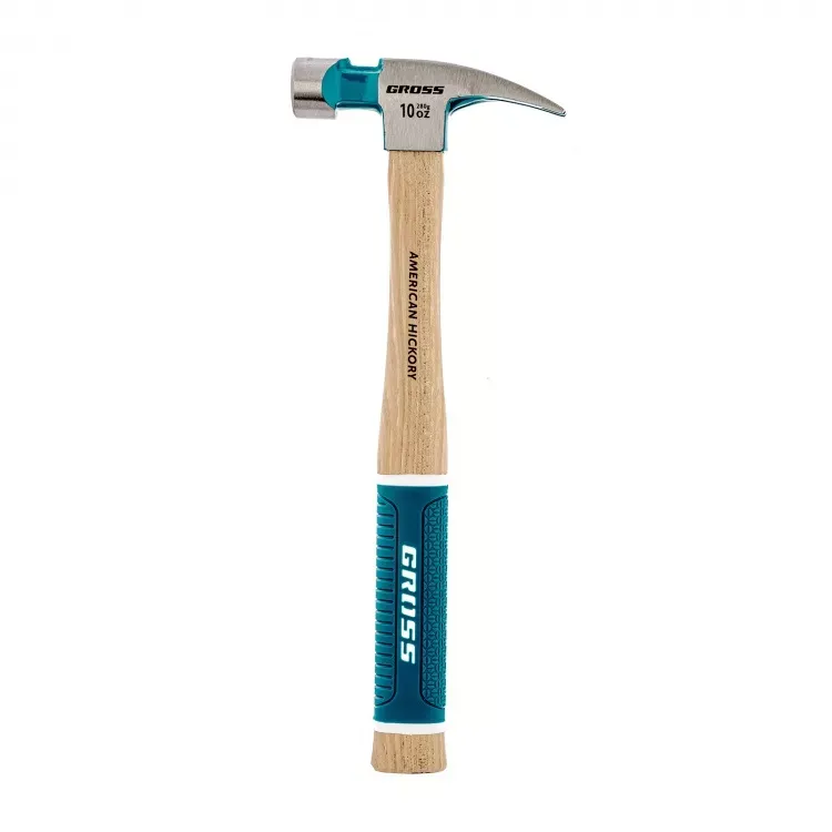 Молоток-гвоздодер с магнитом GROSS AMERICAN HICKORY 280 г угол 75 обрезиненная рукоятка 10417 купить в Нижневартовске