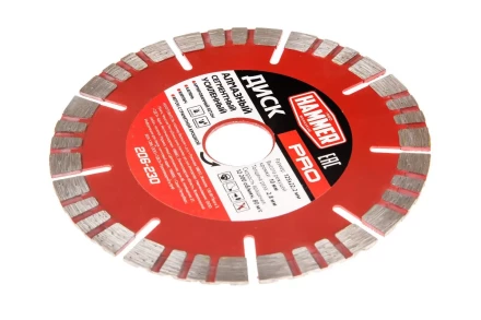 Круг алмазный HAMMER (206-230) Ф125х22мм по железобетону купить в Нижневартовске