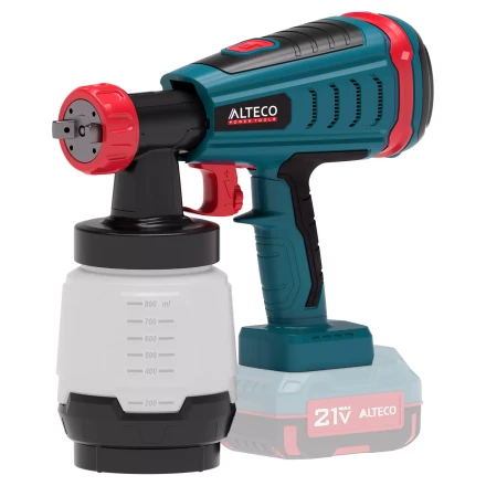 Бесщеточный аккумуляторный краскораспылитель ALTECO CSG 21-1000 BL Solo (без АКБ и ЗУ) 74567 купить в Нижневартовске