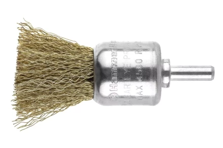 Кордщетка HAMMER кисть 25мм для дрели гофрированная латунированная сталь (207-210) купить в Нижневартовске