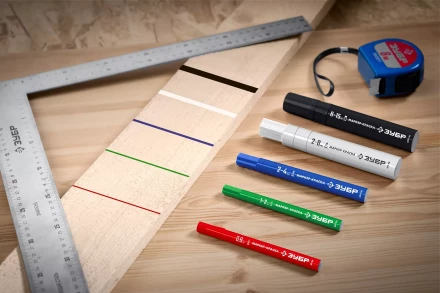 ЗУБР МК-1500 синий, 8-15 мм маркер-краска (06329-7) купить в Нижневартовске